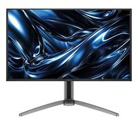 LC-POWER LC-M27UO - Monitor de juegos 4K QD OLED de 26,5 pulgadas, 240 Hz, 0,03 ms tiempo de respuesta, HDMI 2.1 y DisplayPort, función KVM, iluminación RGB, altura ajustable