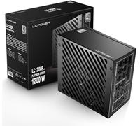 LC-POWER LC1200P V3.0 Fuente de Alimentación PC ATX 1200W 80 Plus Platinum - Eficiencia hasta 92% - 20+4-Pin Mainboard - 4+4-Pin Mainboard 12V - PCI-Express 5.0 12+4-Pin - Ventilador 135mm