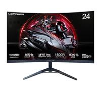 LC-Power Monitor de Juegos FHD 24", 165Hz, 1920x1080, 1500R, FreeSync, HDR Ready, DP & HDMI, 1ms, LC-M24-FHD-165-C-V2