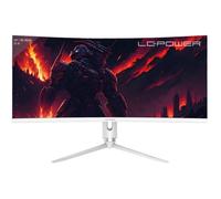 LC-Power Monitor LC-M34-Q-C-PRO 34" UltraWide Quad HD 3440x1440 3ms 1500R Curvo 350Hz DP HDMI USB-A/-C RJ45 VA Gris