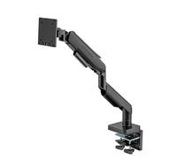 LC-POWER Soporte Monitor Escritorio Ajustable | Elevador Pantalla Ordenador | Brazo Giratorio 360° | Soporta 2-20kg | VESA 75x75/100x100mm | Altura Ajustable 20-47cm - LC-EQ-A49B