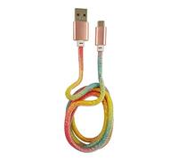 LC-POWER - USB-Kabel - USB (M) zu Micro-USB Typ B (M) - 2 A - 1 m - Rainbow Glitter Marca