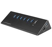 LC Power USB3.0 HUB LC de HUB de Aluminio de 2B de 7 7 Puerto Negro Retail
