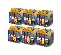 LC123 LC123XL Cartucho de Tinta Repuesto Compatible con Impresora Brother MFC-J4410DW MFC-J4510DW MFC-J870DW DCP-J4110DW DCP-J132W DCP-J152W DCP-J552DW(6SET)