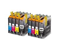 LC123 LC123XL Cartucho de Tinta Repuesto Compatible con Impresora Brother MFC-J4410DW MFC-J4510DW MFC-J870DW DCP-J4110DW DCP-J132W DCP-J152W DCP-J552DW(2SET)