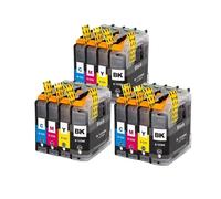 LC123 LC123XL Cartucho de Tinta Repuesto Compatible con Impresora Brother MFC-J4410DW MFC-J4510DW MFC-J870DW DCP-J4110DW DCP-J132W DCP-J152W DCP-J552DW(3SET)