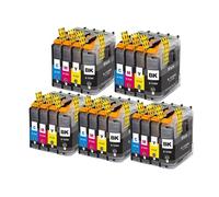 LC123 LC123XL Cartucho de Tinta Repuesto Compatible con Impresora Brother MFC-J4410DW MFC-J4510DW MFC-J870DW DCP-J4110DW DCP-J132W DCP-J152W DCP-J552DW(5SET)