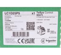 Contactor de potencia I=25A [AC-3] bobina 230VAC 50Hz LC1D25P5