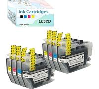 LC3213 - Pack de 8 Cartuchos de Tinta para Brother LC3213 LC3211 para Brother LC-3213 KCMY para Uso con Brother DCP-J572DW DCP-J774DW MFC-J895DW MFC-J890DW DCP-J772DW MFC-J491DW MFC-J497DW