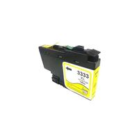 LC3333 LC 3333 Premium Color Compatible Ink Cartridge LC-3333 for BR-ther DCP-J1100DW MFCJ1300DW with Chip(Yellow)