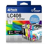 LC406XL LC406 Cartuchos de tinta para impresora todo en uno Brother MFC-J4335DW MFC-J4345DW MFC-J4535DW MFC-J5855DW MFC-J5955DW MFC-J6555DW MFC-J6955DW Inkvestment Tank All-in-One (negro, cian,