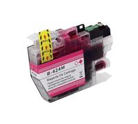 LC424 estándar Compatible con Cartuchos de Tinta for Impresora Brother DCP-J1200DW máquina Multifuncional Todo en uno LC424(1PC M)
