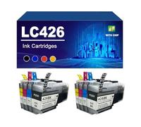 LC426 Cartucho De Tinta Compatible con Impresoras para Brother MFC-J4335DW MFC-J4340DW MFC-J4535DW Y MFC-J4540DW. Paquete Combinado De Alto Rendimiento.,4 Colors-2 Set