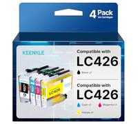 LC426 - Cartuchos de Tinta compatibles con Brother LC426 para Impresora Brother MFC-J4335DW MFC-J4340DW MFC-J4535DW MFC-J4540DW, para Brother LC426XL LC-426XLVAL (4 Unidades)