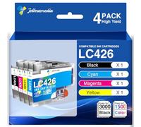 LC426 LC-426 - Cartucho de tinta compatible con Brother MFC-J4335DW MFC-J4340DW MFC-J4535DW MFC-J4540DW J4335 J4340 J4535 J4540 MFCJ4335 MFCJ4340 MFCJ4535 MFCJ4535 MFCJ45 40