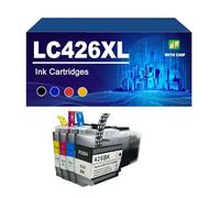 LC426 LC426XL Cartuchos De Tinta Compatible con Impresoras para Brother MFC-J4335DW MFC-J4340DW MFC-J4535DW MFC-J4540DW. Alto Rendimiento: 6000/5000 Páginas,4 Colors-1 Set