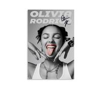 Lcaltcp Póster de Olivia Rodrigo de arte retro de moda para habitación, lienzo estético para decoración de pared, dormitorio, 12 x 18 pulgadas (30 x 45 cm)