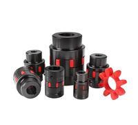 LCANALLYMS Acoplamiento elástico Flexible, 1 Uds D94L126 Abrazadera Tipo diámetro de 14mm a 55mm CNC Motor Tornillo Bola mandíbula araña Ciruela acoplador Eje Acero Acoplamiento Flexible(16x20)