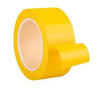 LCANALLYMS Cinta de precaución Amarilla, Paquete de 2 Cintas Advertencia Peligro PVC Multicolor for escaleras Piso Gimnasio almacén, Varios tamaños(Yellow,17M-0.15MM-20MM)