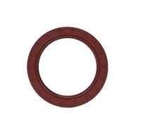 LCANALLYMS Equipo del Anillo o, 1 Unidad 2 Piezas ID 25mm Esqueleto de Sello Aceite, Resorte hidráulico Caucho flúor FKM marrón Fluoro, Junta Anillo TC Labio U(25x38x10)