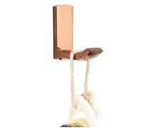 LCANALLYMS Ganchos de Pared, Perchero Ganchos for baño Accesorios de Paquete Todo en uno Toalla Estilo Hotel Papel Portaescobillas Oro Rosa Latón Macizo, Anillo Toalla(Single Robe Hook)