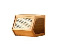 LCBDYLR Baúles de Almacenamiento apilables de Madera Maciza, Caja de Almacenamiento Modular, organizadores de Almacenamiento para Armario, Armario de Entrada para Libros, bocadillos, Juguetes