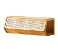 LCBDYLR Baúles de almacenamiento apilables de madera maciza, caja de almacenamiento modular, organizadores de almacenamiento para armario, armario de entrada para libros, bocadillos, juguetes
