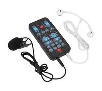 LCCEERD Tarjeta de Audio Live Cambiar Voz, 8 Efectos de Sonido Fijos Portátil Mini Dispositivo Cambiar Voz, Masculino Femenino Voz Tarjeta de Sonido para Transmisión, Chat, Juegos, DJ, Cantar