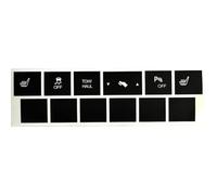 LccYanAi Calcomanías Adhesivas de Coche para Jeep Cherokee Commander,Radio,Control de Clima A/C,Puerta,Dirección,Panel de Pegatinas de Reparación