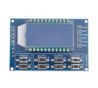 LCD de 3 vías para generador de señal de módulo PWM con salida de onda rectangular ajustable de 1Hz a 150KHz para aplicaciones de control de motor y pulso MCU