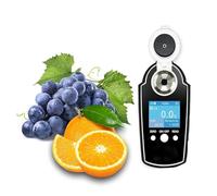 LCD Digital Brix Refractómetro, 0-58% medidor de azúcar de frutas, 0,2% de precisión, medición rápida de 3 segundos para alimentos, bebidas, frutas y cultivos