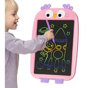 LCD Escribir juguetes de tableta: almohadilla de dibujo colorido de 12 pulgadas para niños, pantalla protectora para los ojos y lápiz lápida, botón de borrado y llave de bloqueo | Tabla de aprendizaje