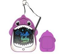 LCD Light Pocket Writing Board, Cartoon Shark Doodle Pad, LCD Writing Tablet, Kids Drawing Pad, Educational Doodle Board, Portable Shark Doodle Pad For Creative Fun For Kids Boys & Girls