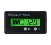 LCD para batería Monitor de Capacidad Voltímetro 12-84V Pantalla LCD Apagado automático para Vehículo Eléctrico Carrito de Golf Scooter Pruebas