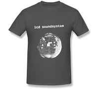 LCD Soundsystem LCD Soundsystem Print Unisex T-Shirts Men tee Cotton Tops Grey Shirt M