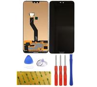 LCD Táctil Reemplazo con Huawei P20 Pro TFT-LCD Pantalla Negro Repuesto Reparación Ensamblaje Asamblea Digitalizador con Kit Adhesiva Herramientas (sin Marco)
