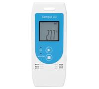 LCD USB Temperatura y humedad Logger de datos con PDF Informe CSV Buque de amplio Registro de datos de rango de medición para el almacén Logística de la cadena de frío Monitoreo