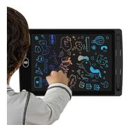 LCD Writing Tablet Doodle Board, Electronic Educational Writing, 8.94x5.79x0.2 Inches Smart Doodles Board, Black/Blue/Pink Drawing Tablets for Children Boys Girls, Abs