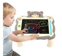 LCD Writing Tablet, Educational Kids Drawing Pad with Stand, Reusable Learning Tool, Creative Art Supplies for Home, School, and Travel, Ideal for Children’s Writing and Drawing