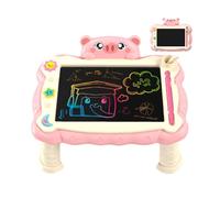LCD Writing Tablet, Educational Kids Drawing Pad with Stand, Reusable Learning Tool, Creative Art Supplies for Home, School, and Travel, Ideal for Children’s Writing and Drawing