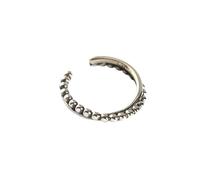LCDIUDIU Anillos De Plata Ajustables Para Mujer, Lisos, Plata Esterlina S925, Líneas De Cuentas Retro, Círculo Para Dedo, Banda Para El Pulgar, Joyería, Regalo Para Su Novia, Esposa, Mamá, Cumpl