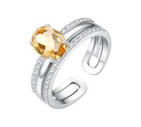 LCDIUDIU Anillos Mujer Plata 925,Anillo Zafiro Con Piedra Preciosa Natural Corte Pera para Mujer, Banda Infinita De Plata Con Giro Ajustable, Banda Compromiso De Boda Con Circonita Cúbica para Ella