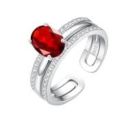 LCDIUDIU Anillos Mujer Plata Ajustables,Anillo Zafiro Con Piedra Preciosa Natural Corte Pera para Mujer, Banda Infinita De Plata Con Giro, Banda Ajustable De Circonita Cúbica para Compromiso De Bod