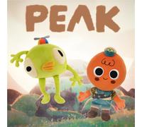 LCEDHZOC Peluche Peak, 25CM Animales De Peluche De Dibujos Animados Regalo for Fans Niños Decoración del Hogar(Green+Orange)