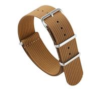 LCHASOP Correa De Reloj Acanalada De 19 mm, Universal Para Hombre Y Mujer, Accesorios De Repuesto, Correa De Reloj Cómoda Y Transpirable.,Marrón,19 mm