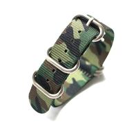 LCHASOP Correa De Reloj De 18 mm Con Bucle, Banda Trenzada De Una Sola Pieza, Hebilla De Acero Inoxidable, Reemplazo De Tejido Elástico, Pulsera Deportiva Ajustable.,Color B Macho Plateado,18 mm