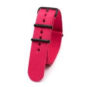 LCHASOP Correa De Reloj De 18 mm Con Bucle, Banda Trenzada De Una Sola Pieza, Hebilla De Acero Inoxidable, Reemplazo De Tejido Elástico, Pulsera Deportiva Ajustable.,Rosa,18 mm