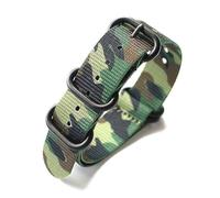 LCHASOP Correa De Reloj De 22 mm Con Bucle, Banda Trenzada De Una Sola Pieza, Hebilla De Acero Inoxidable, Reemplazo De Tejido Elástico, Pulsera Deportiva Ajustable.,Macho De Color B Brack,22 mm