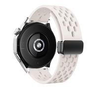 LCHJX 18 20 22 mm Correa de silicona magnética para reloj GT 5 46 mm 41 mm Banda deportiva transpirable para GT5 Pro GT4 GT3 GT2 Correa Watchands
