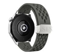 LCHJX 18 20 22 mm Correa de silicona magnética para reloj GT 5 46 mm 41 mm Banda deportiva transpirable para GT5 Pro GT4 GT3 GT2 Correa Watchands